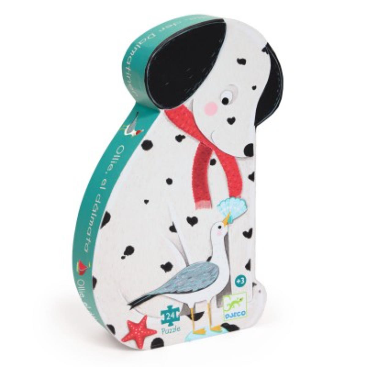 Puzzles Silhouettes Ollie, le dalmatien Djeco