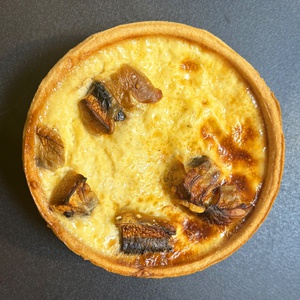 Quiche poulet & champignons