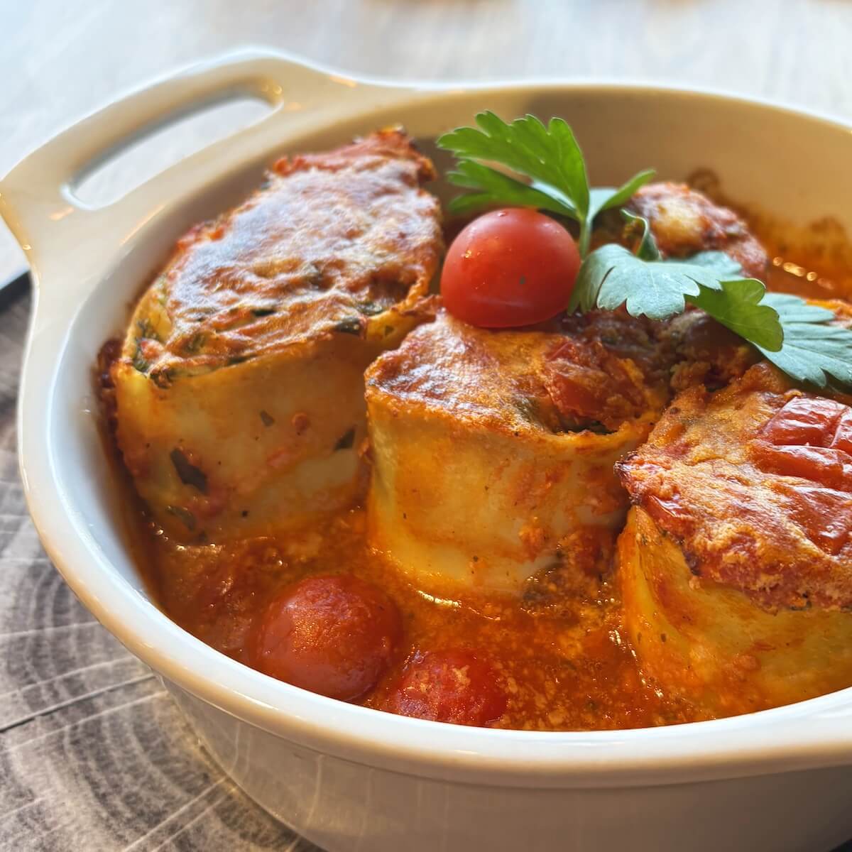 Riccioles ricotta et épinards