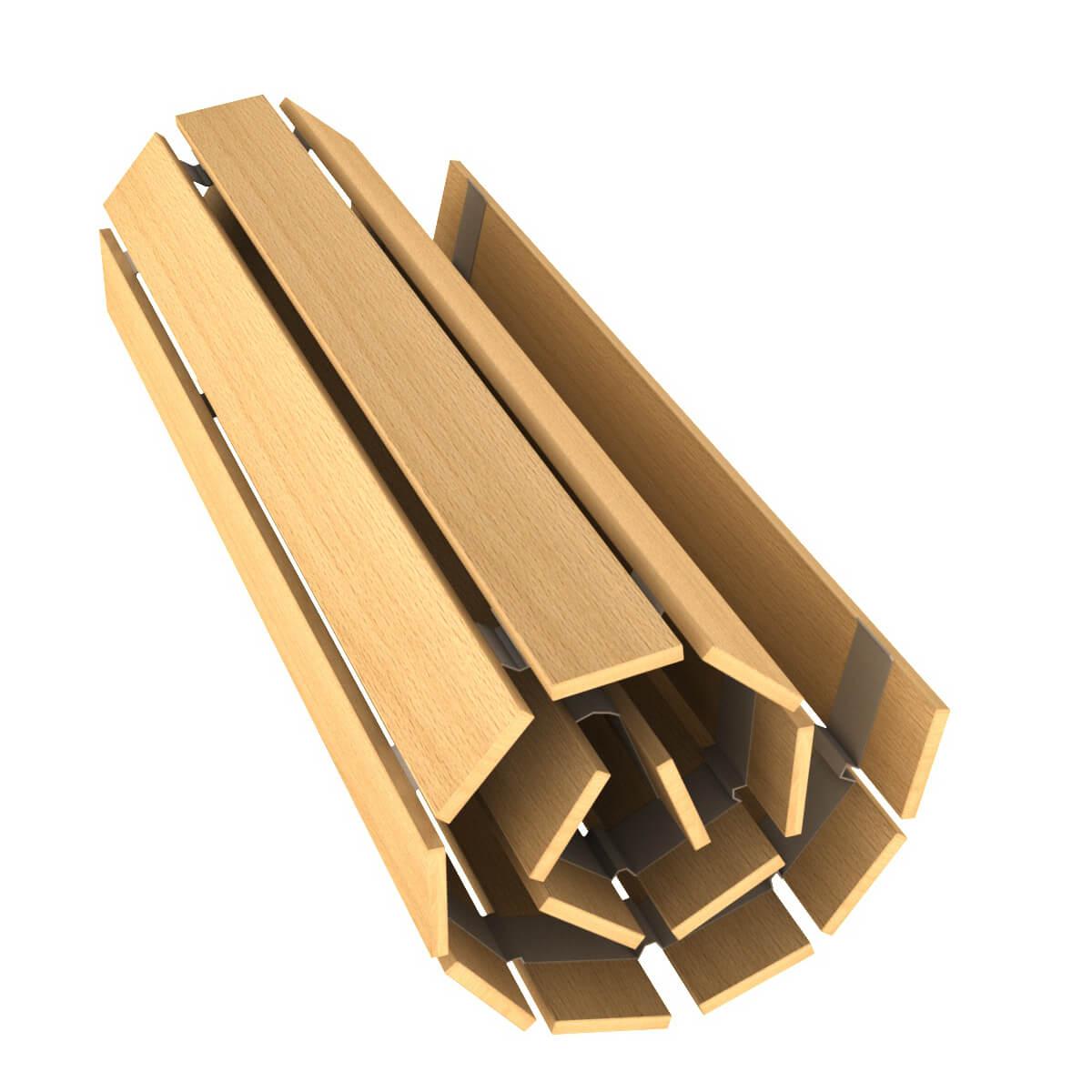 Rollrost 140x200cm DESTYLE de Breuyn Buche massiv-natur unbehandelt