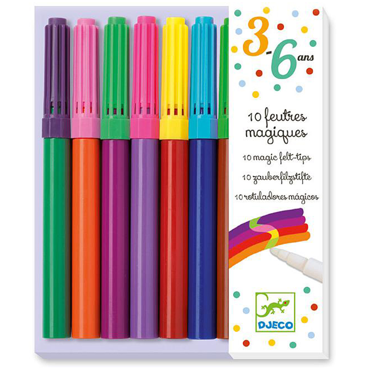 Rotuladores mágicos 10uds LOS COLORES Djeco