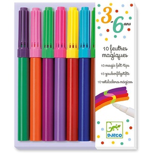 Rotuladores mágicos 10uds LOS COLORES Djeco