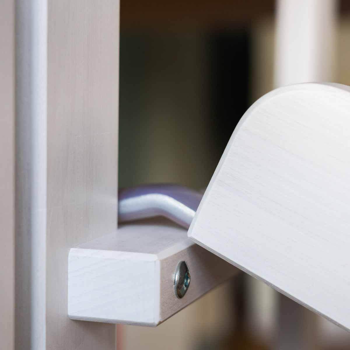 Rutsche Bettzusatz DESTYLE de Breuyn Buche massiv weiß gebeizt-lackiert