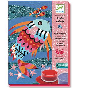 Sables colorés ARCS-EN-CIEL DE POISSONS  Djeco