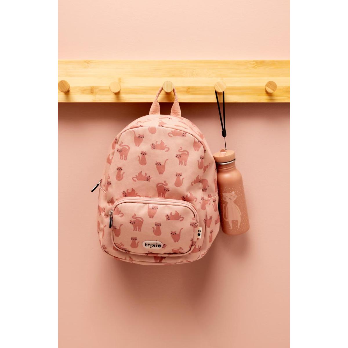 Sac à dos imprimé CHARMING CAT Trixie rose