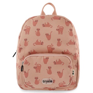 Sac à dos imprimé CHARMING CAT Trixie rose