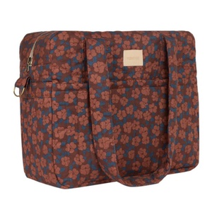 Sac à langer imperméable HYDE PARKNobodinoz maroon poppies