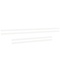Set de 5 pcs pour lits baldaquin 140x200cm DESTYLE de Breuyn laqué blanc