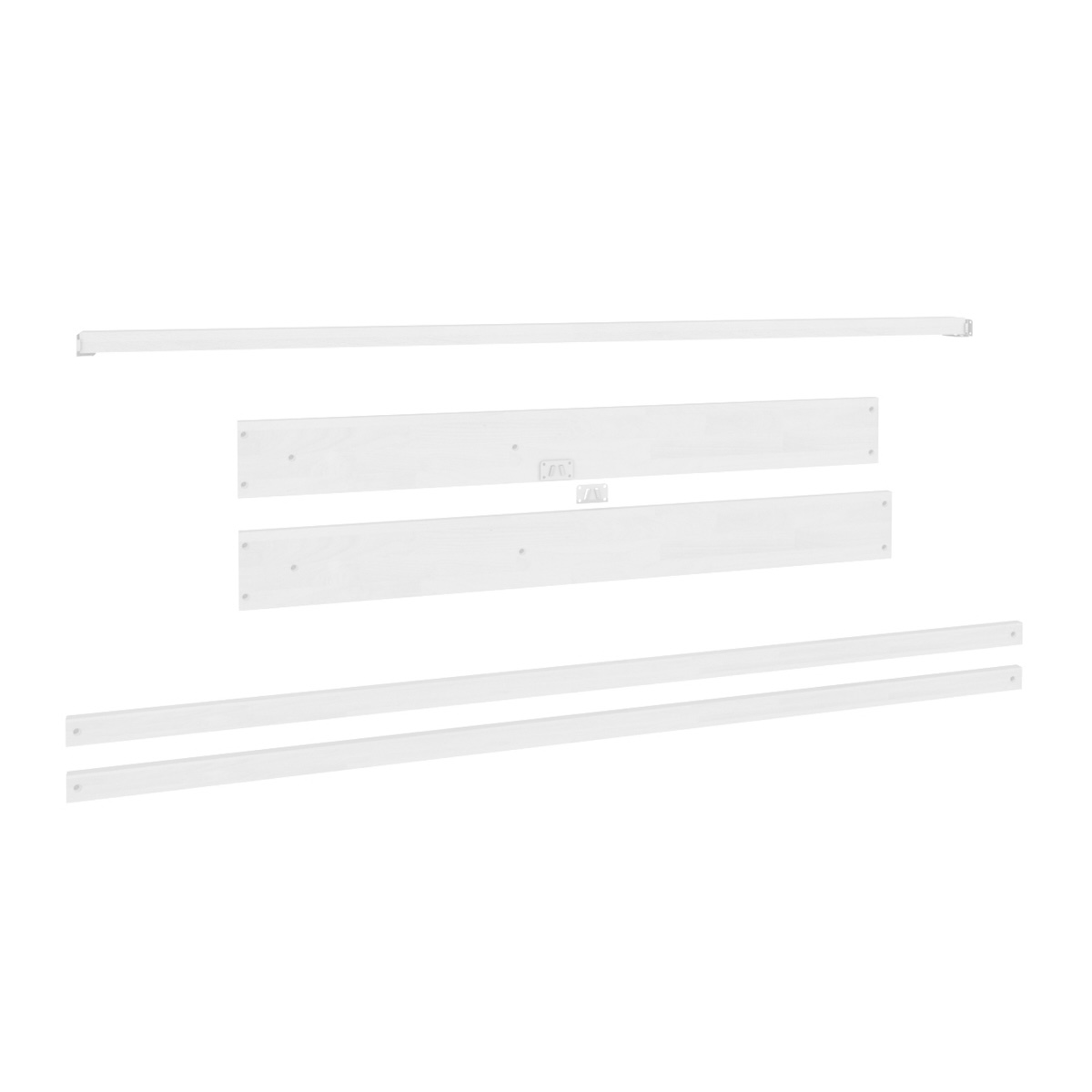 Set de base lit 140cm Twin-over-Full DESTYLE de Breuyn laqué blanc