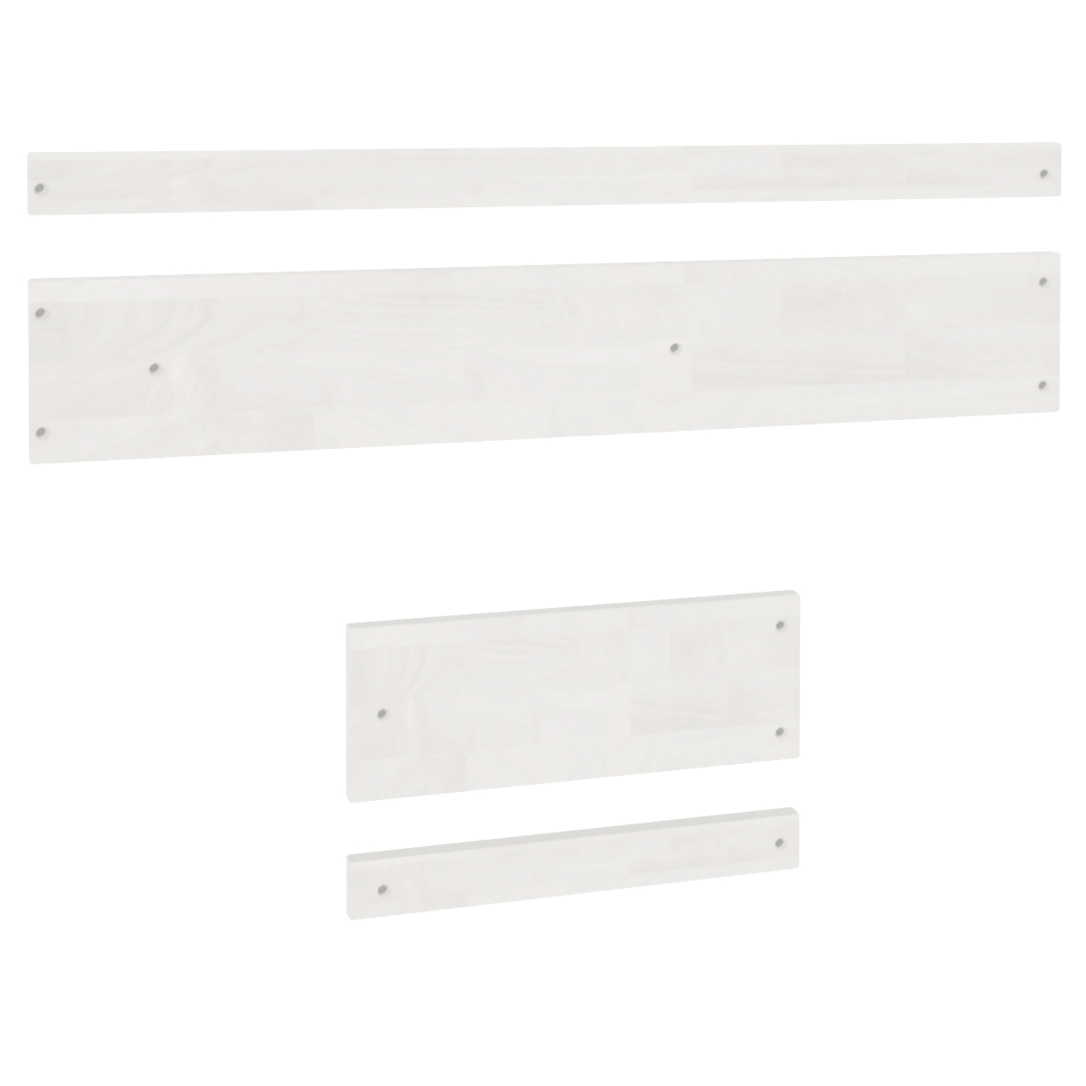 Set de base lit 90cm Twin-over-Full DESTYLE de Breuyn laqué blanc