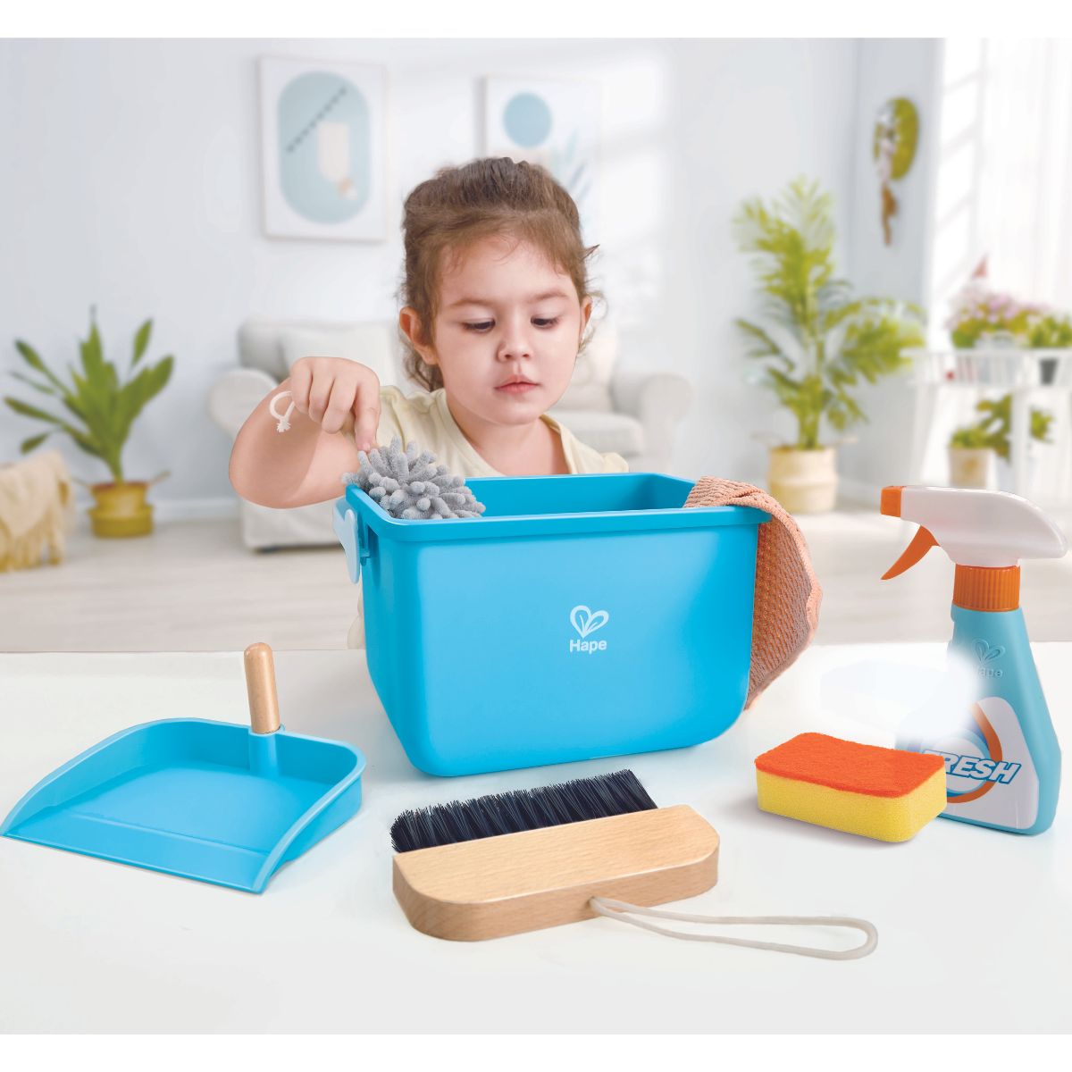 Set juego limpieza cubo CLEAN UP BUCKET Hape