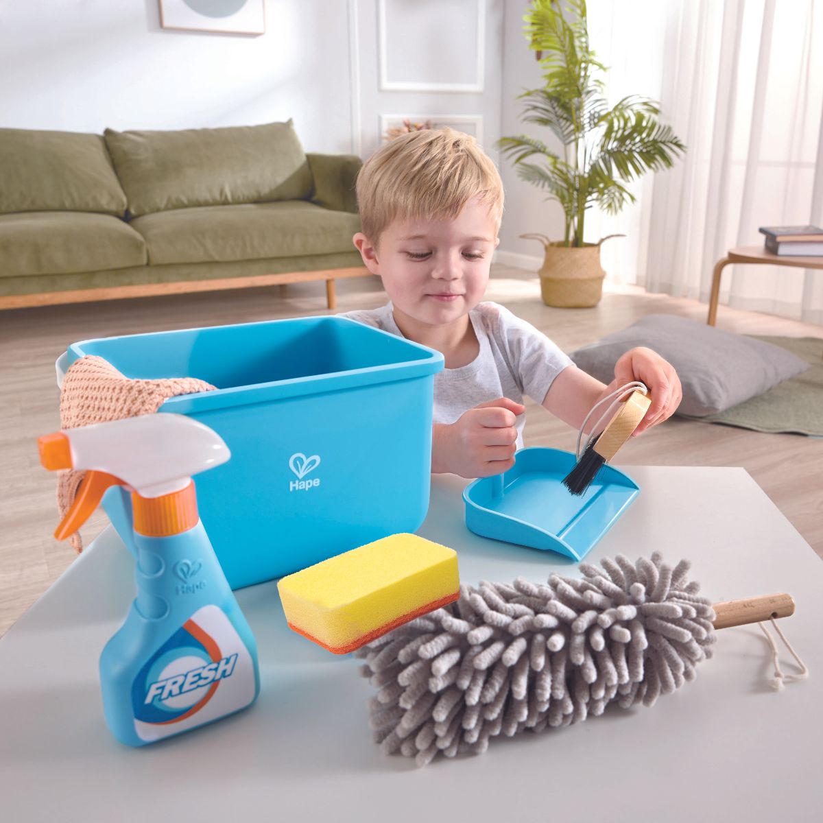 Set juego limpieza cubo CLEAN UP BUCKET Hape