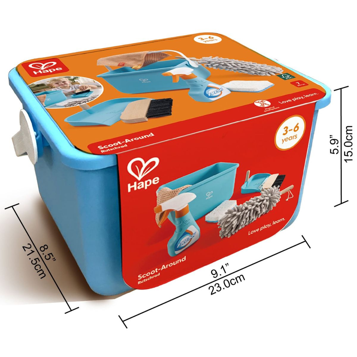 Set juego limpieza cubo CLEAN UP BUCKET Hape