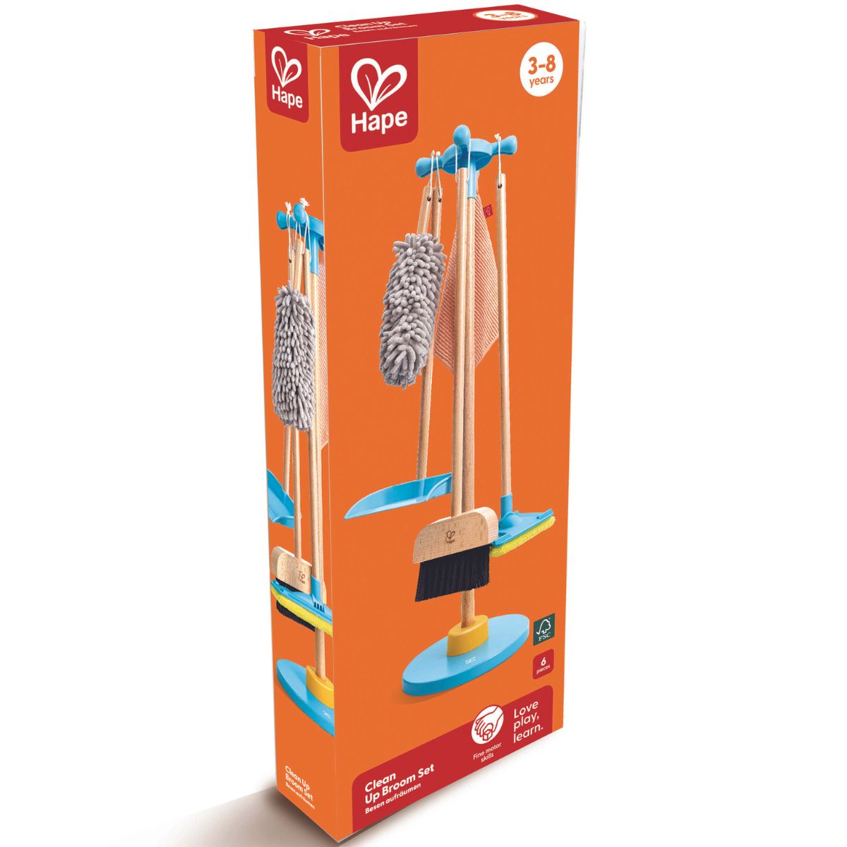 Set juego limpieza escoba CLEAM UP BROOM Hape