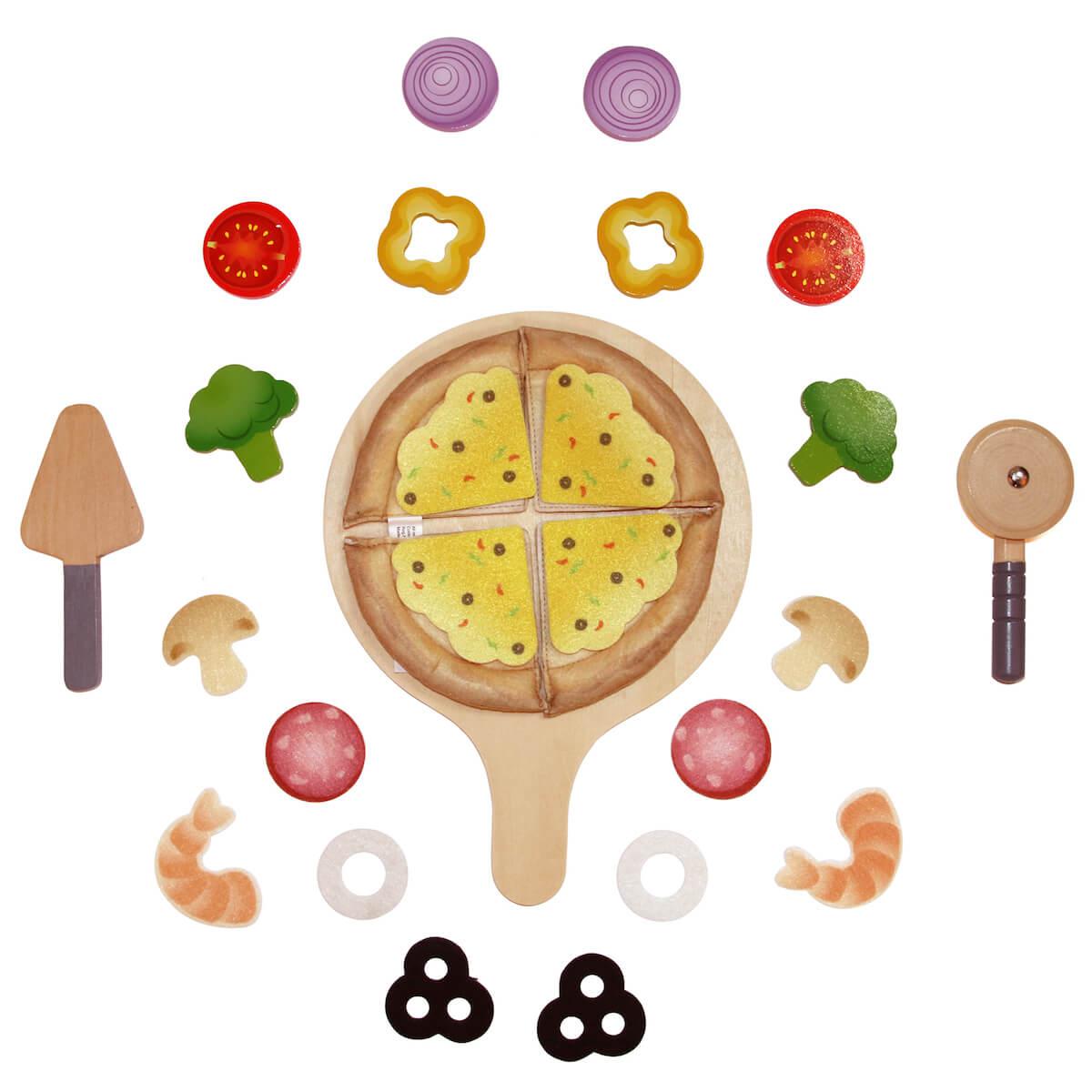 Set juego pizza Hape