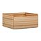 Set of 1 trunk on wheels and platform DELUXE natural oiled finish