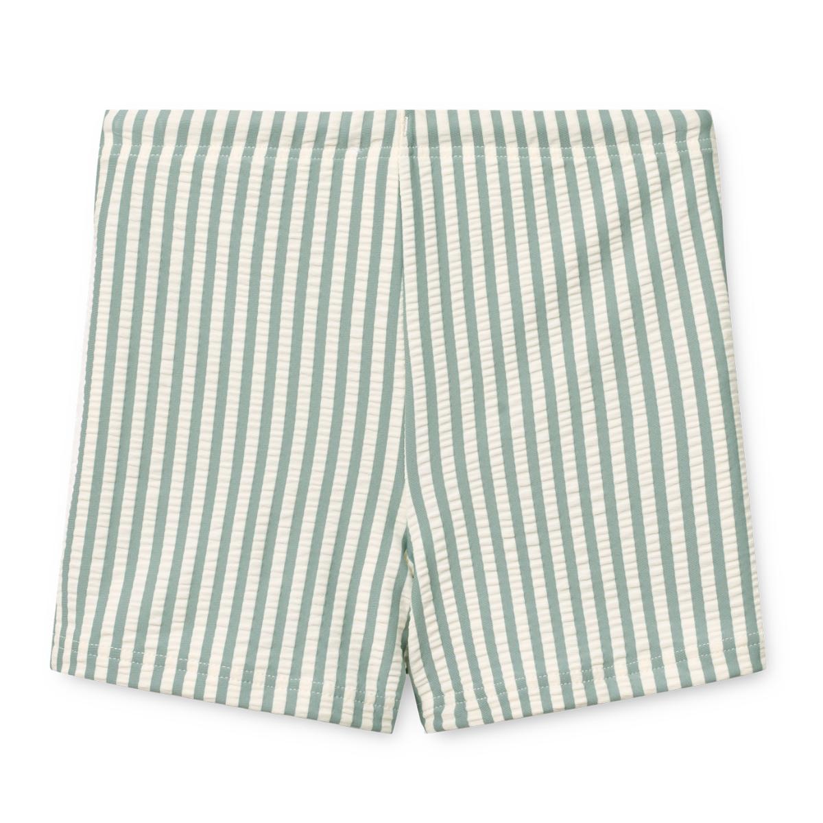 Short de bain OTTO Liewood Y/D stripe Peppermint Creme de la creme