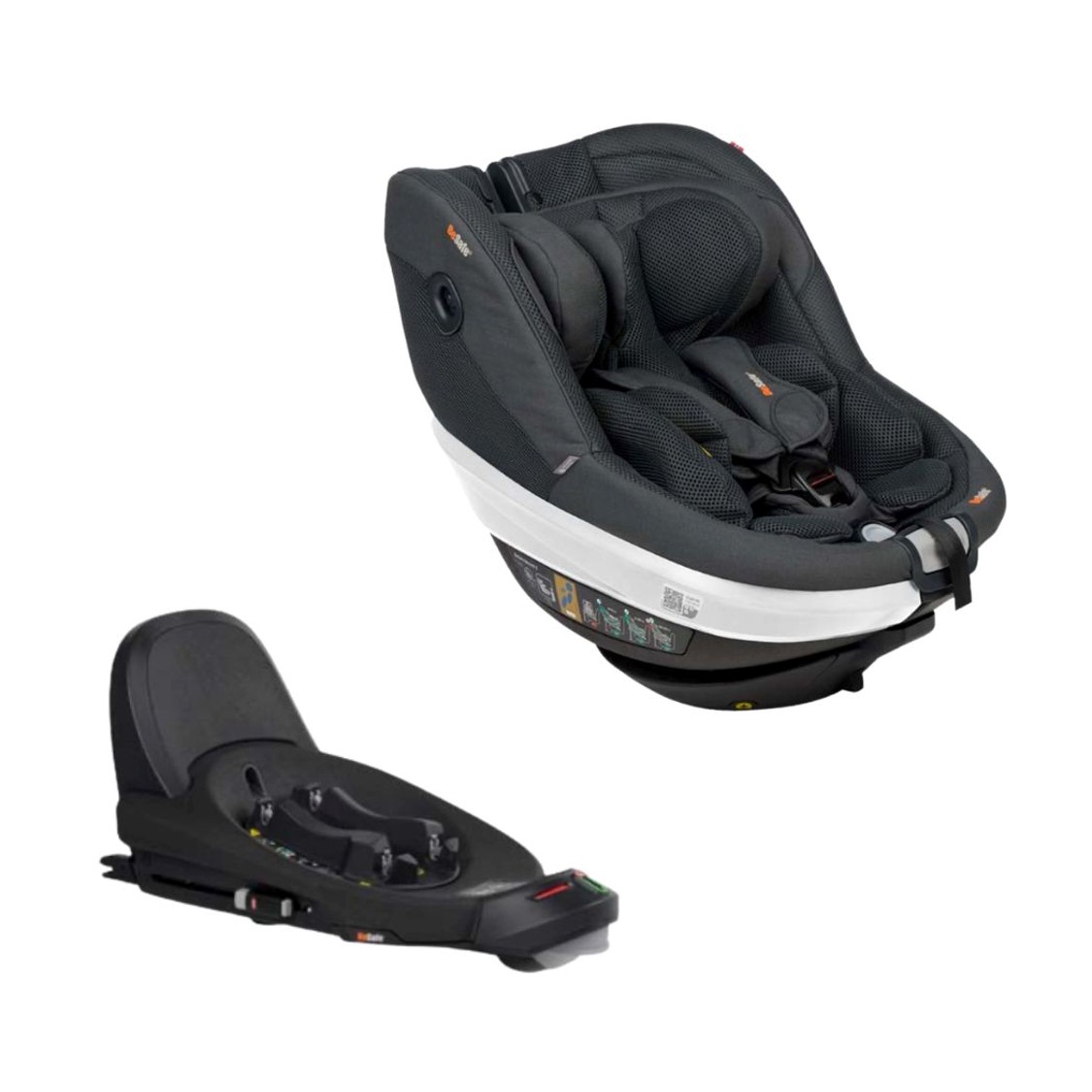 Siège auto Beyond 360º B Besafe anthracite mesh