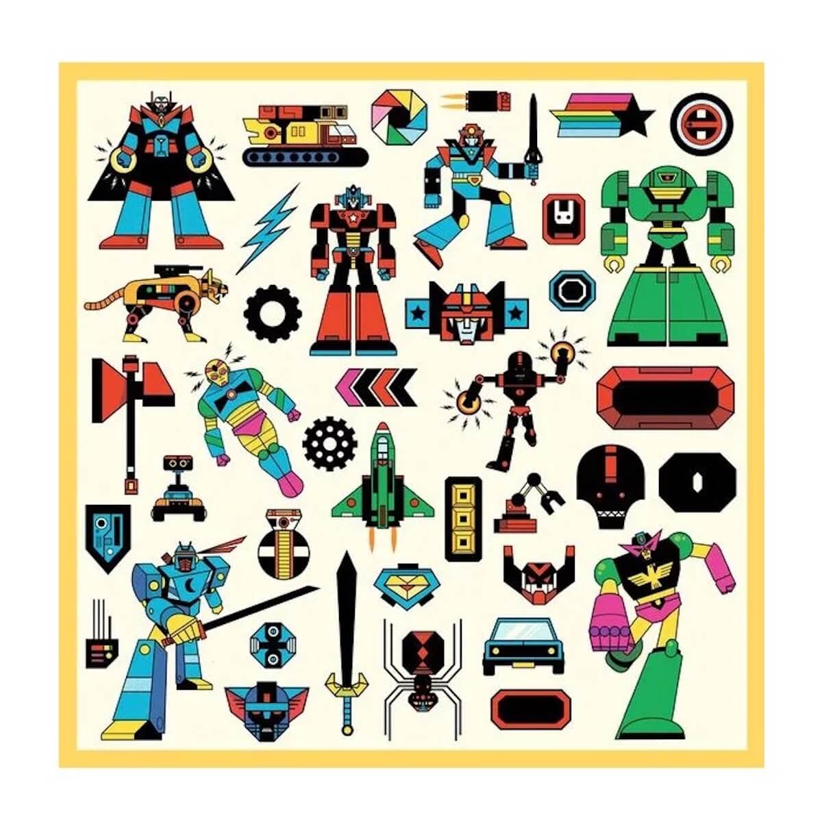 Stickers Robots  Djeco