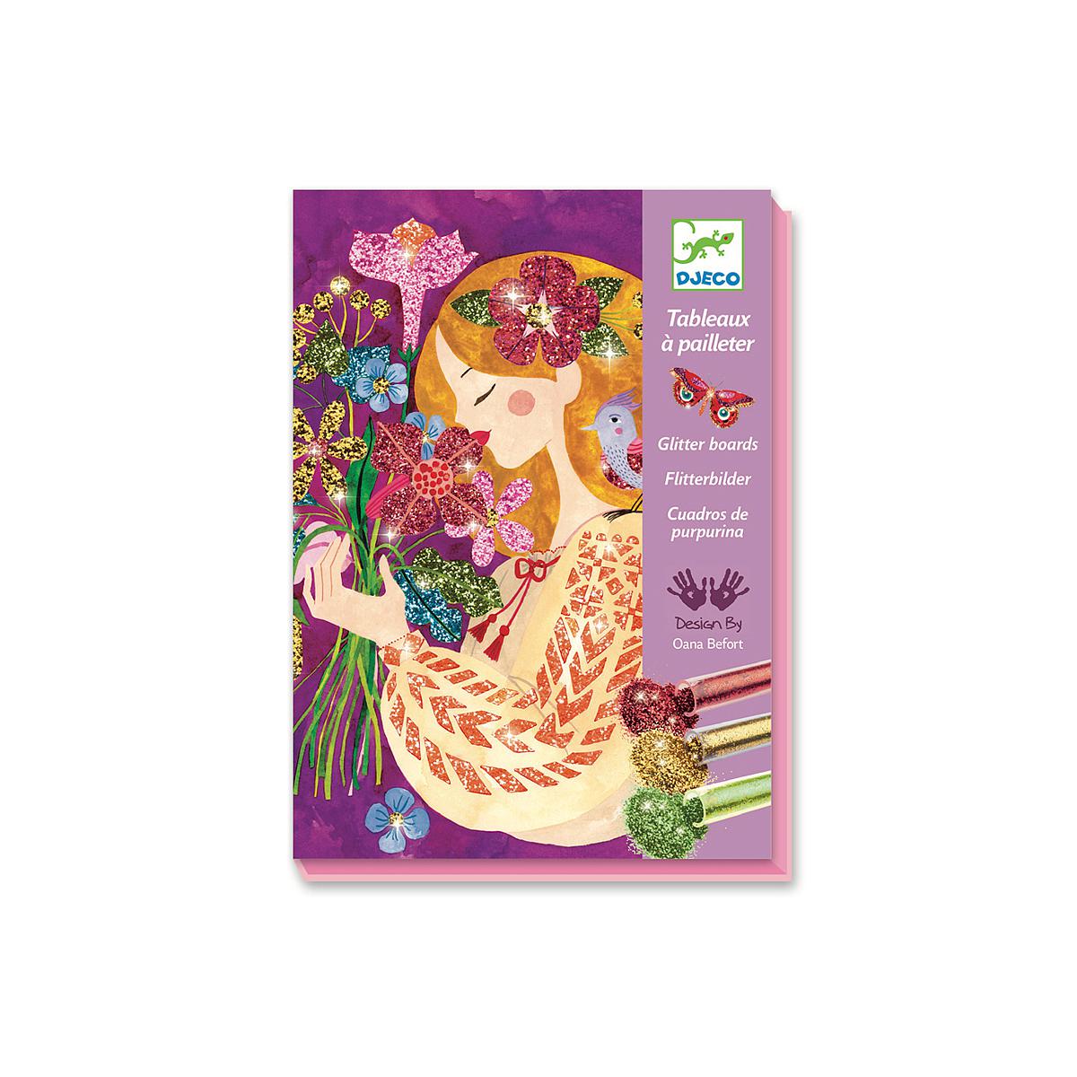Tableau à pailleter LE PARFUM DES FLEURS Djeco