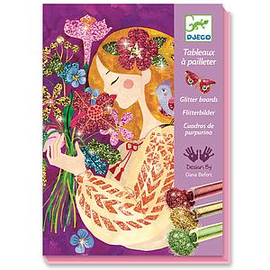 Tableau à pailleter LE PARFUM DES FLEURS Djeco