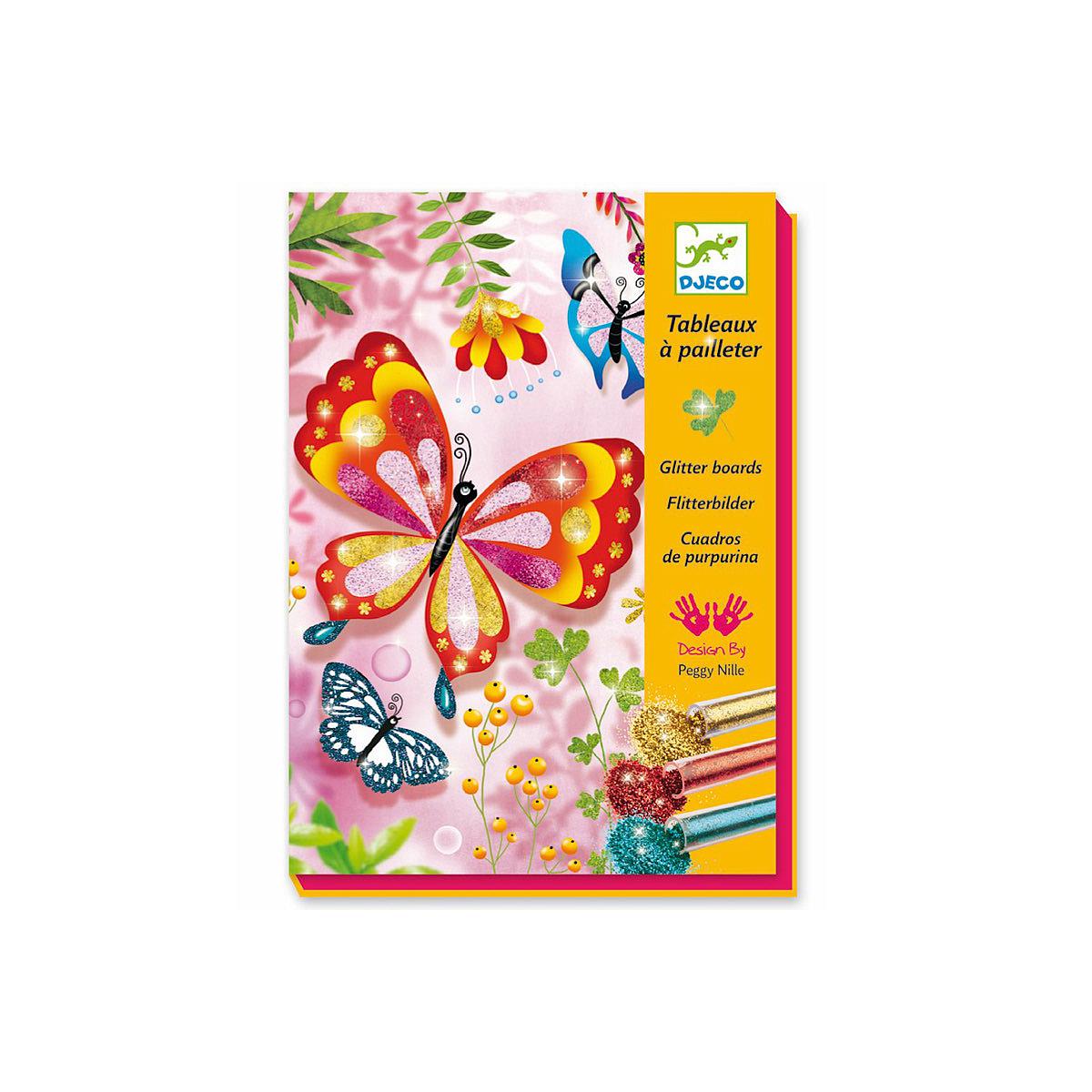 Tableau à pailleter PAPILLONS À PAILLETTES Djeco