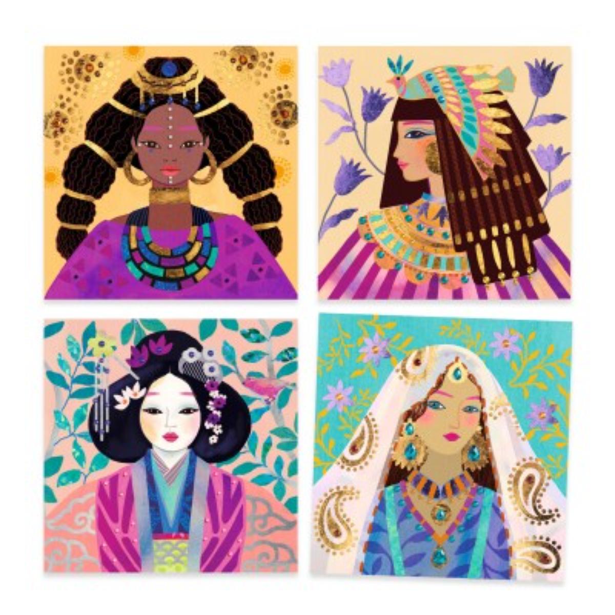 Tableaux A Metalliser Parures précieuses Djeco