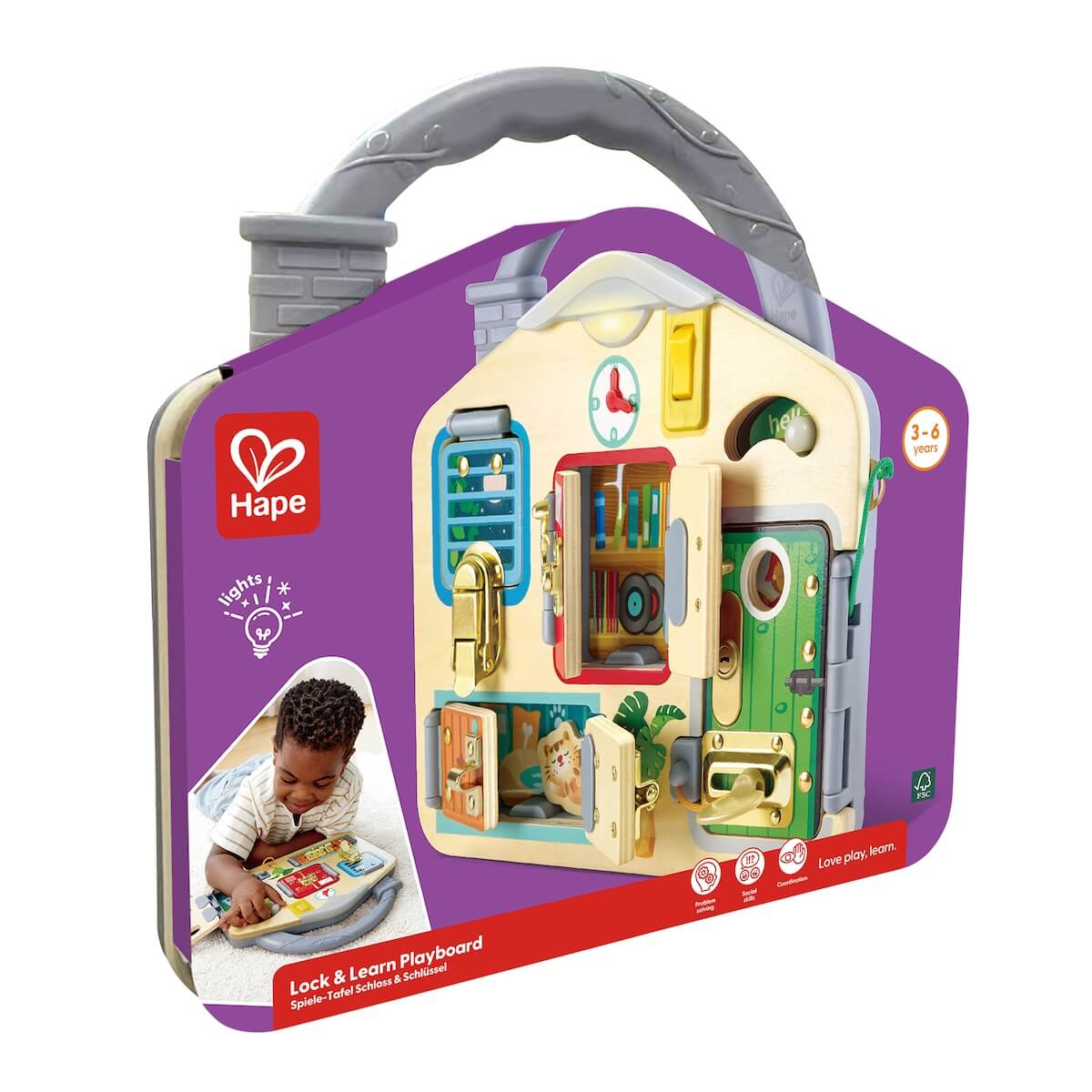 Tablero actividades BLOQUEA & APRENDE Hape