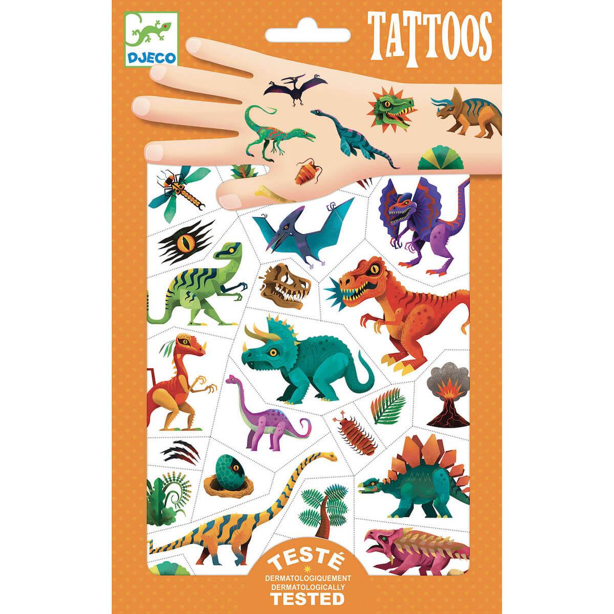 Tatuajes DINO CLUB Djeco