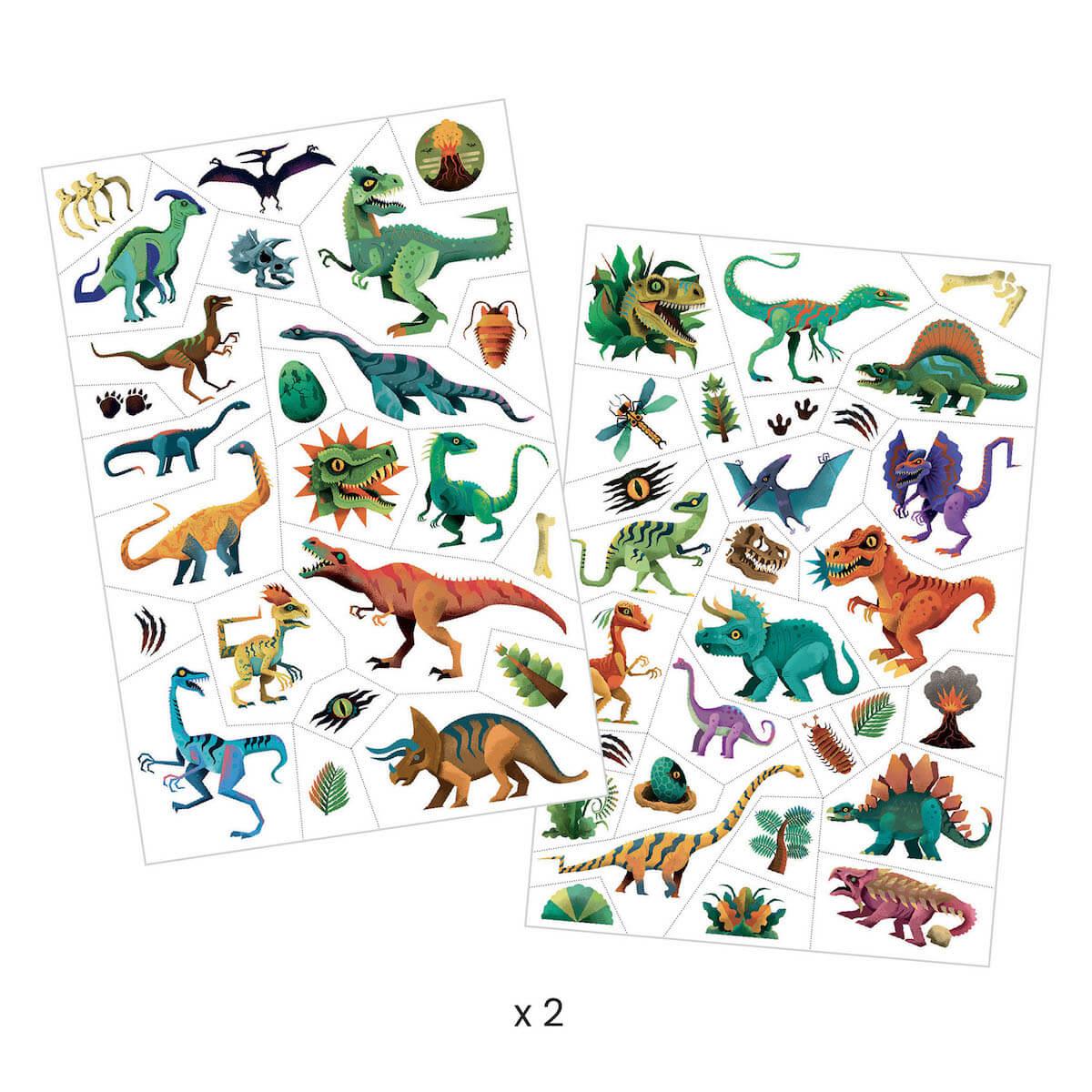 Tatuajes DINO CLUB Djeco