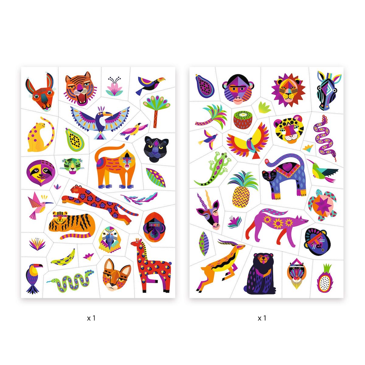 Tatuajes WILD BEAUTY Djeco