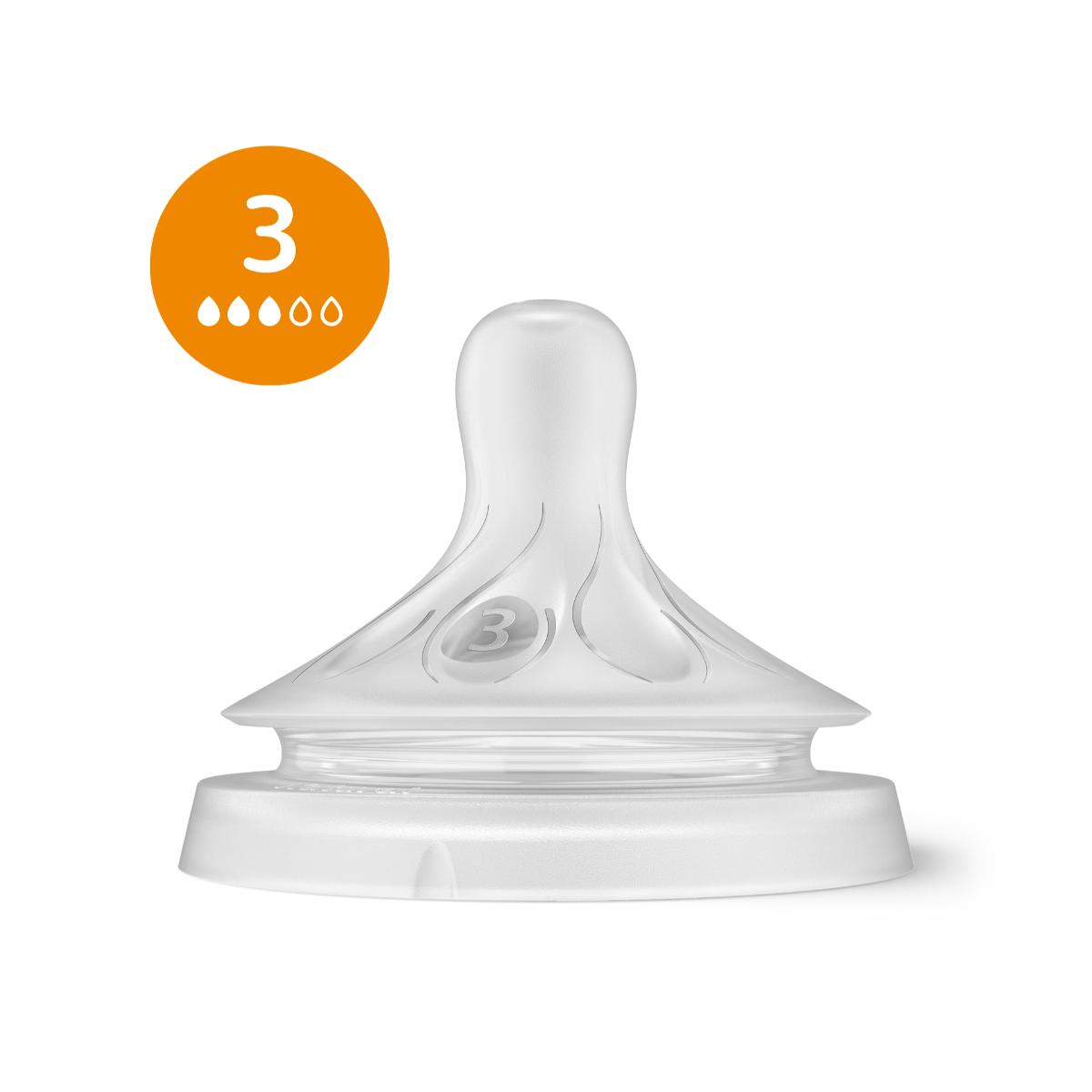 Tétine multi size pack NATURAL 3.0 Avent