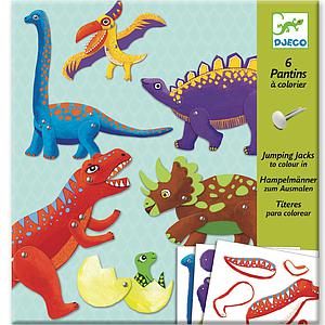 Títeres colorear 6-11Y DINOS Djeco