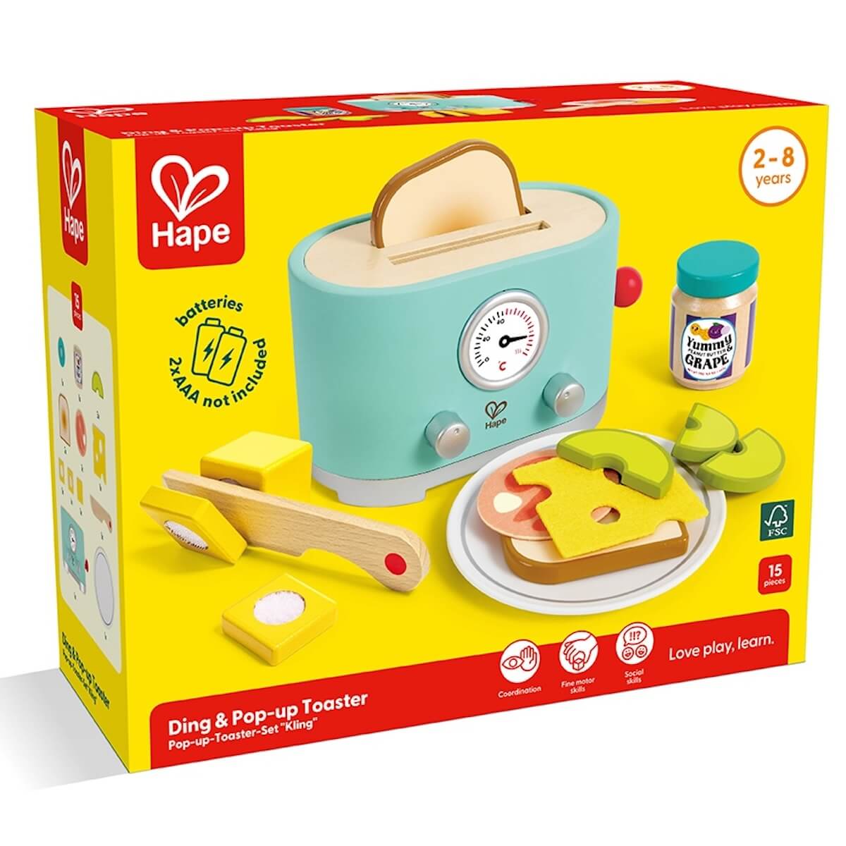 Tostadora DING & POP-UP Hape