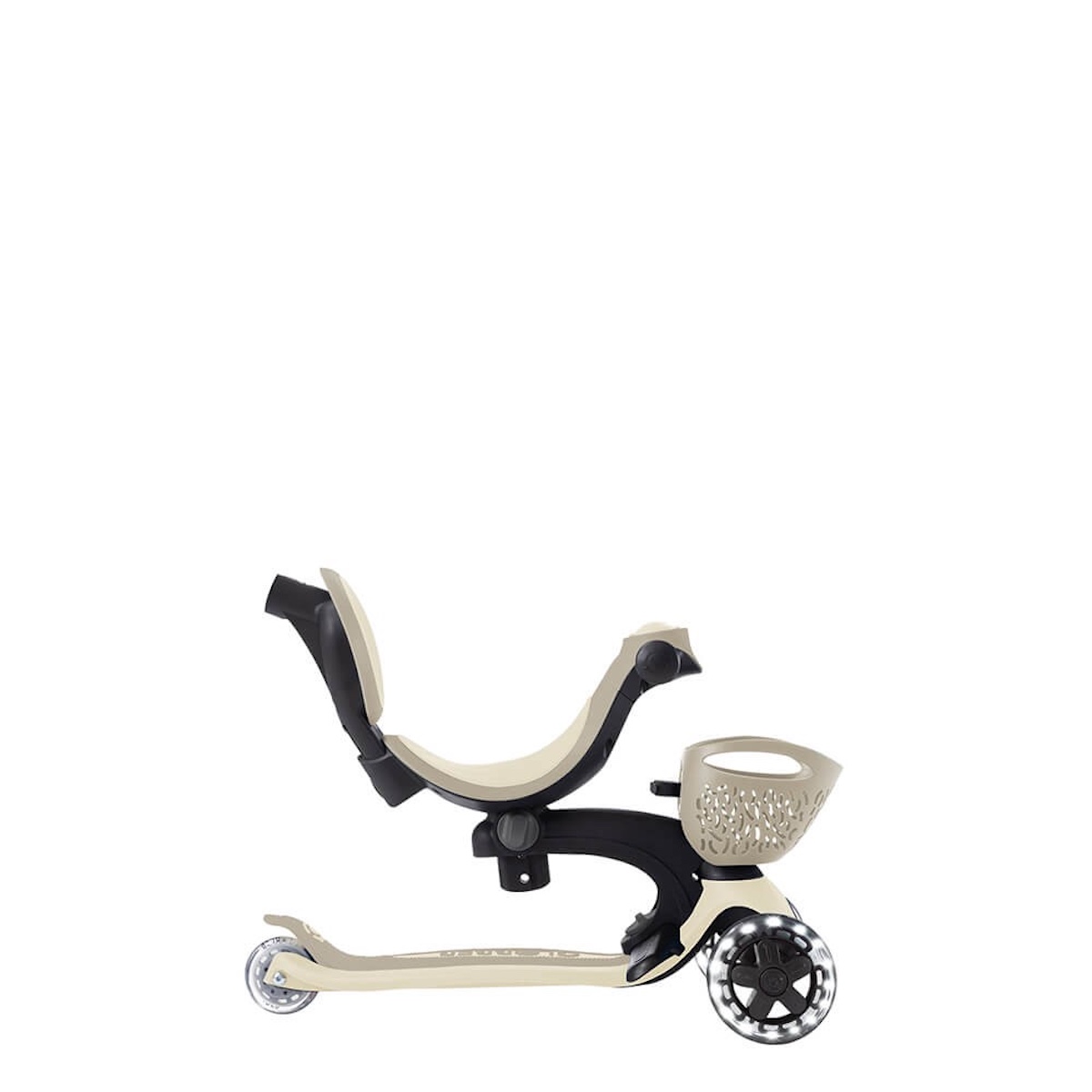 Trottinette évolutive GO UP BABY LIGHTS 360 Globber lights taupe