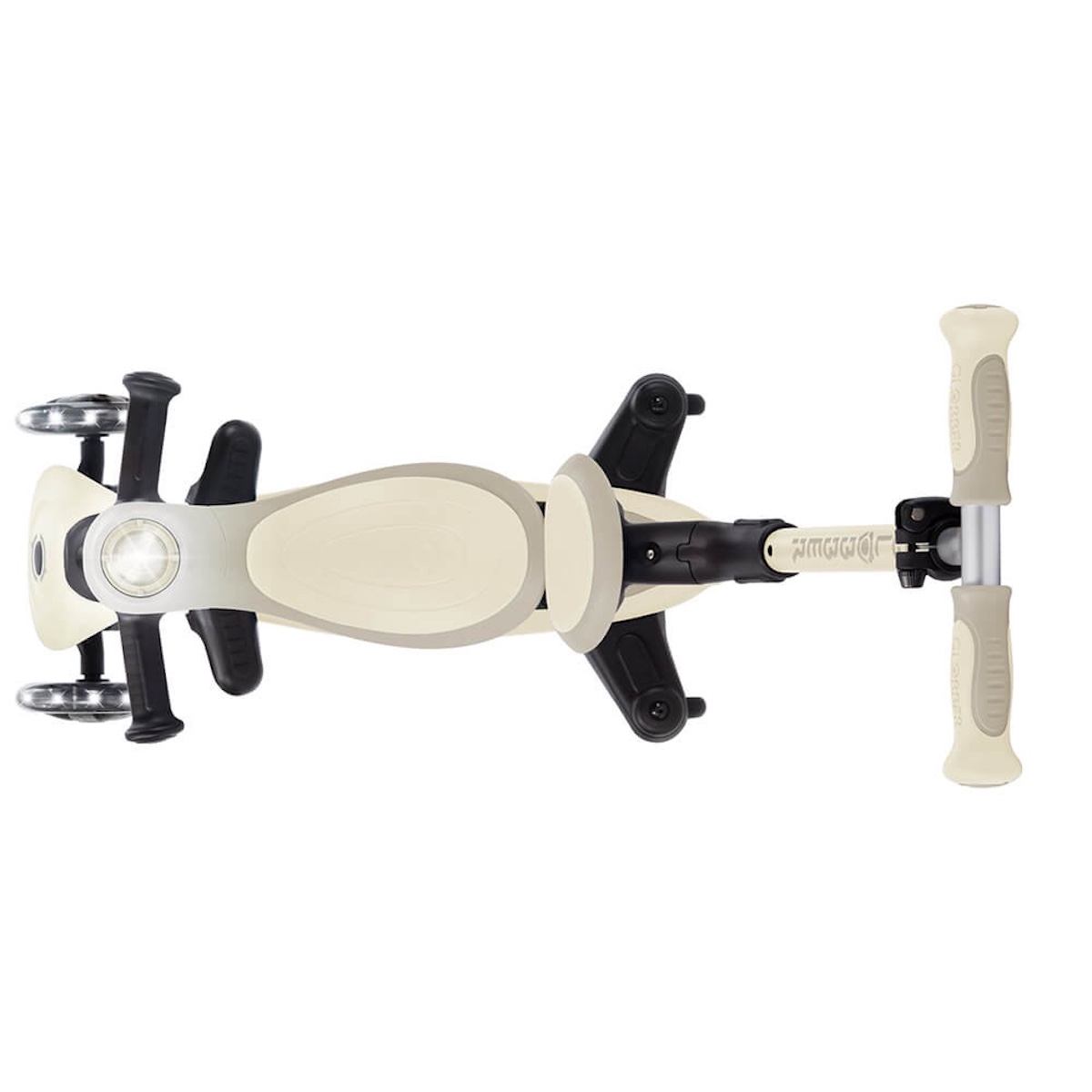 Trottinette évolutive GO UP BABY LIGHTS 360 Globber lights taupe