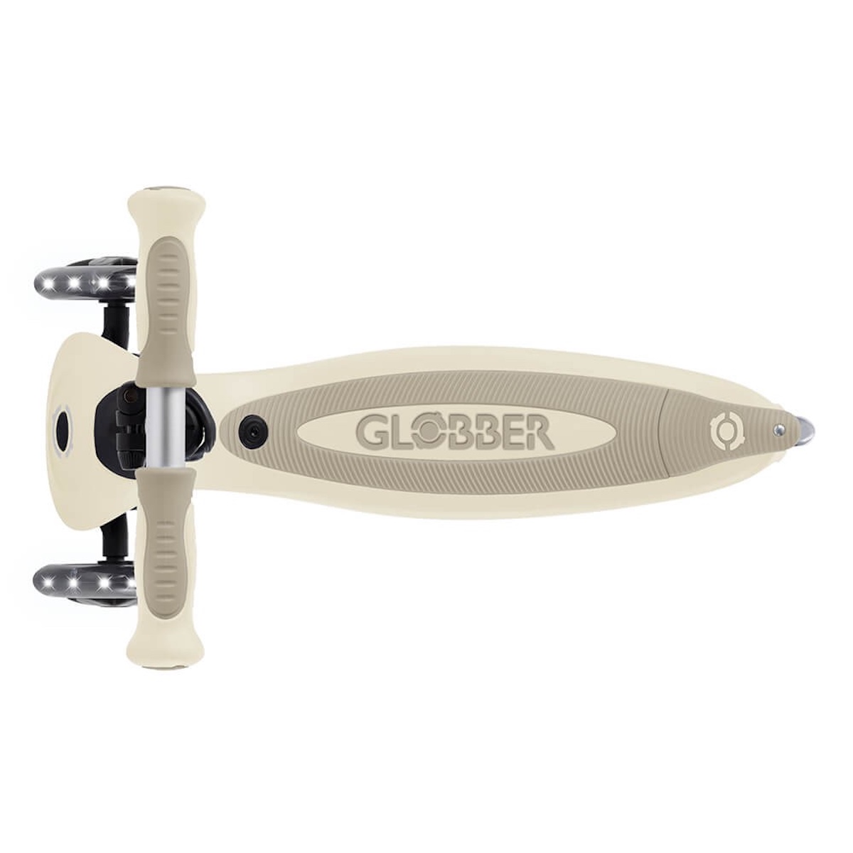 Trottinette évolutive GO UP BABY LIGHTS 360 Globber lights taupe