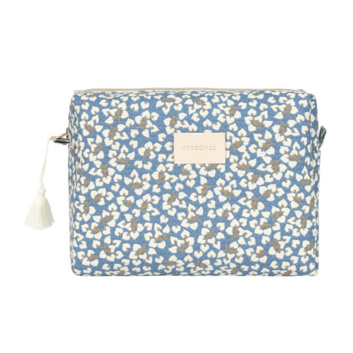 Trousse de toilette DIVA Nobodinoz blue yumiko