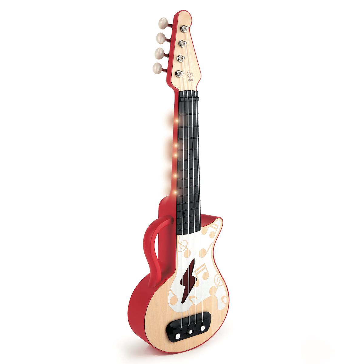 Ukelele luminoso Teach Yourself Hape rojo
