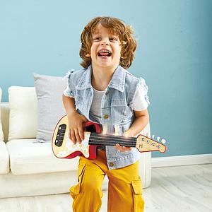 Ukelele luminoso Teach Yourself Hape rojo