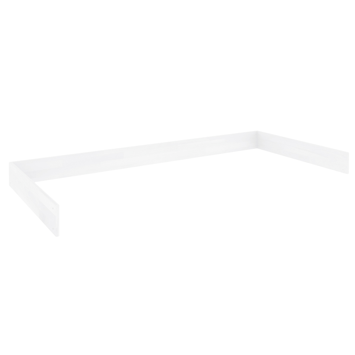 Umrahmung 2te-Liegefläche Etagenbett 90x200cm Leiter Längsseite DESTYLE de Breuyn weiß lackiert  