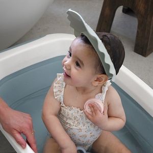 Visera baño silicona Beaba gris