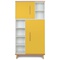 Wardrobe 173 cm 2 doors NADO Retro beech sunshine yellow
