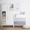 Wardrobe 173cm 2 doors NADO Curve ash capri blue