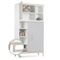 Wardrobe 173cm 2 doors NADO Curve ash manhattan grey