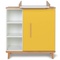 Wickelkommode 1 Tür 3 Nischen NADO Retro Buche sunshine yellow