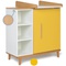 Wickelkommode 1 Tür 3 Nischen NADO Retro Buche sunshine yellow