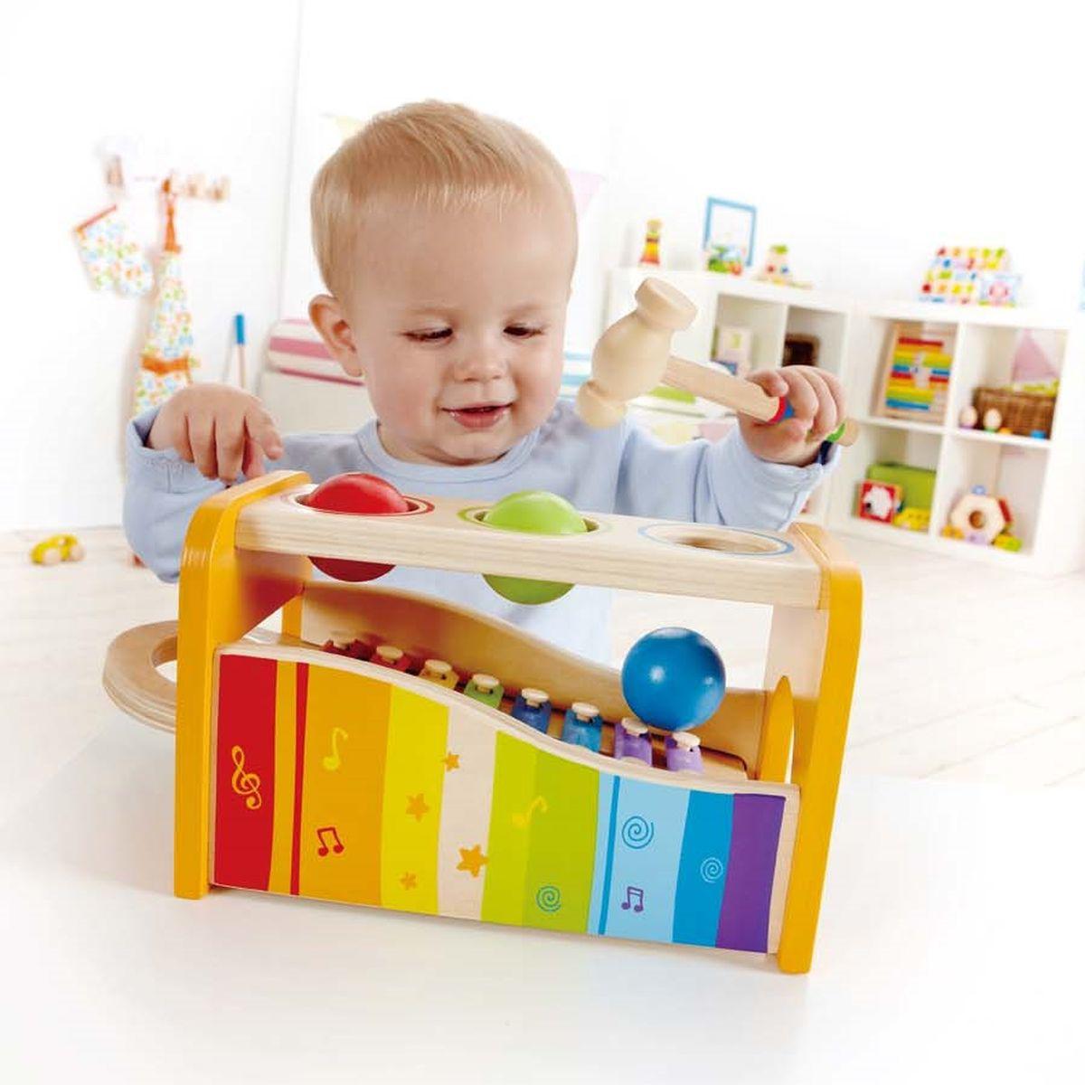 Xilófono pica-fuerte POUND AND TAP BENCH Hape