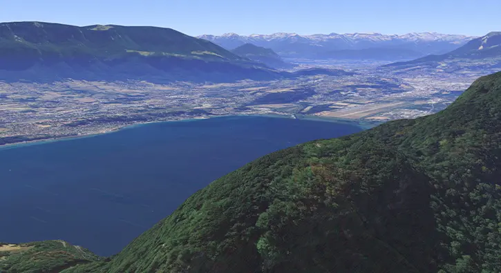 Vue sur un paysage magnifique