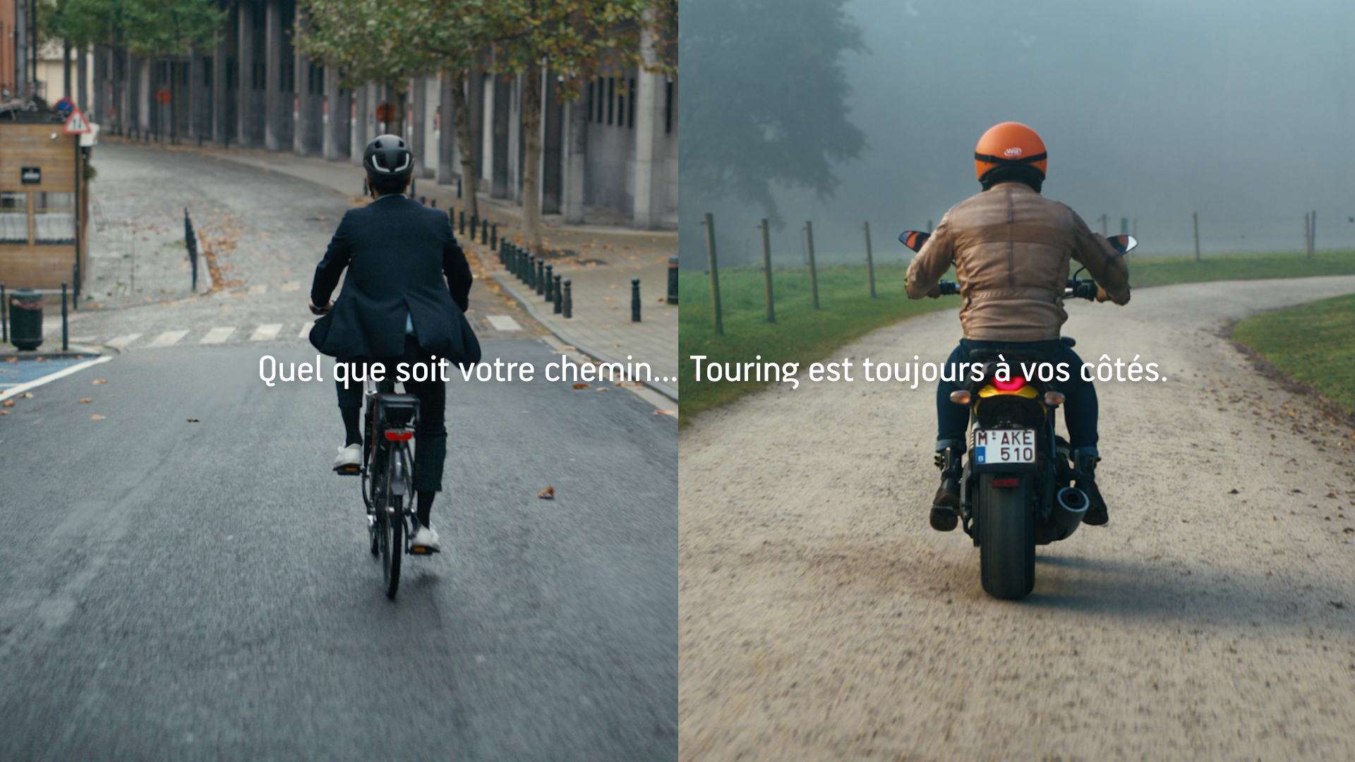 Chacun sa route, chacun son chemin avec Touring et TBWA - PUB